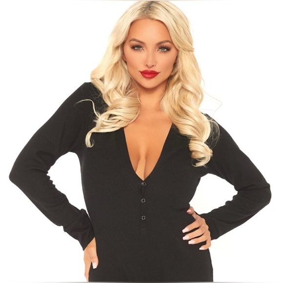 Leg Avenue S/M Long Johns‎ Onesie - Picture 3 of 7